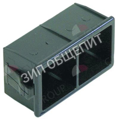 Корпус детали Elettrobar, двойн., 28,5x52,6мм, чёрн. для 35-ELECTRONIC / 350F / 350FD / 350R / 350RD