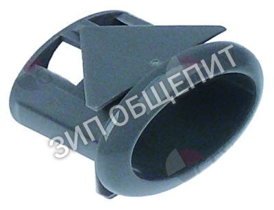 Корпус детали Elettrobar, 23,6x14,6мм, сер., выпукл. для 913289 / 913290 / 913291 / 913292 / 913297