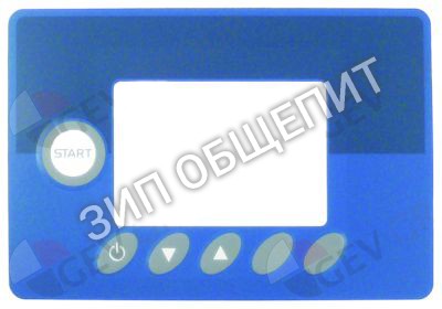 Клавиатура плёночная DW96704 Kromo, голуб. для GR800