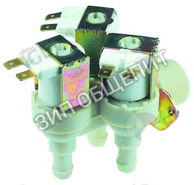 Клапан электромагнитный углов. 002712 Electrolux для 400305 / 400307 / 400308 / 400311 / 400325 / 400328 / 6LB03B