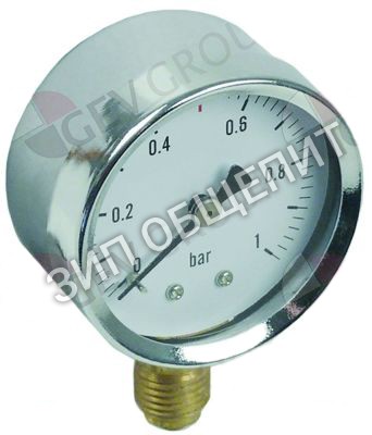 Манометр 017055 Electrolux, 0-1бар, маркировка 0,5 для HPN∕EI1255, HPN∕EI855, KPI∕E25, QPI∕E25, WPI∕E25, ZPN∕EI1255, 2KP05B