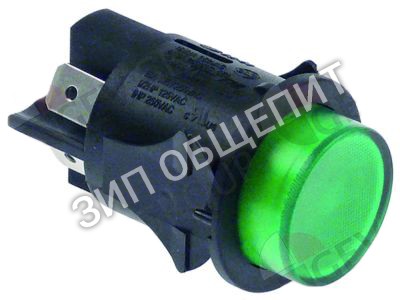 Выключатель кнопочный 054518 Electrolux, освещён. для B105RC, B140RC, HVR∕E1200, KVRC∕E3, MERE15P, MERE15V, MERE21P, MERE21V