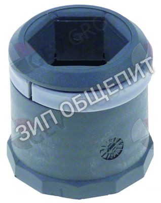 Гайка для распылителя 65005484 Winterhalter, сверху/снизу, с кольцом для GR64 / GR65 / GR66-1 / GS630-McDonalds / GS640
