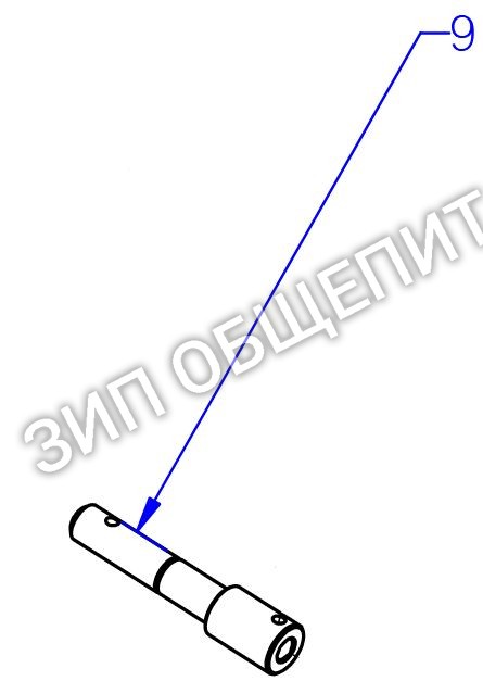 Вал 12024435 для пароконвектомата Virtus модели AIC0037-F