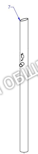 Труба в сборе 12039631 для пароконвектомата Virtus модели AIC0037-F