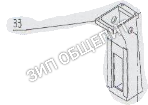 Вертикальный держатель VFM-10-3-06 для планетарного миксера GastroMix модели B10, B15