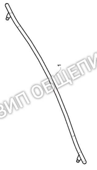 Рукоятка W3M1720 для пицца-печи OEM модели S435-3
