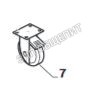 Колесо AC099R0 для пицца-печи OEM модели S435-3