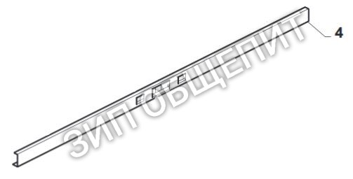 Поперечина B3P4410 пицца-печи OEM модели S435-3
