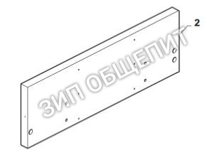 Задняя часть корпуса B3P6600 пицца-печи OEM модели S435-3