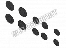 Комплект крышек S3300003:00 ZUMEX, М8-4шт., М6-4шт., М5-4шт.