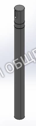 Вал платформы 044328.35 (D=40*500) привода вращения печи Miwe Shop-In