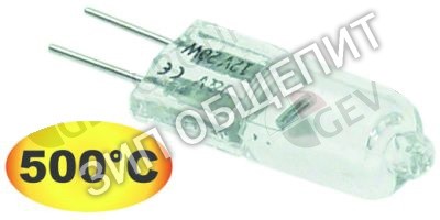 Лампа галогеновая ANGELO-PO, цоколь G4, 12В, 20Вт для BX101E / BX101E-VERS.122013 / BX122E / BX122E-VERS.122013 / BX61E