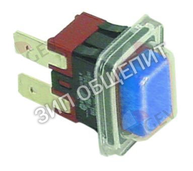 Выключатель кнопочный ANGELO-PO, 19x13мм, 1NO, 250В для 191BR1G / 191BR1GA / 191BR2G / 191BR2GA / 291BR1G