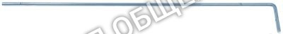 Поручень дверной Dihr, Д 580мм, ø 8 для G600 / G600-Olis / GASTRO-500 / GASTRO-750 / GASTRO-900