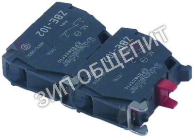 Блок контактный Dihr, 2NC, кодирование цвета, красн. для GS-100 / AX151 / AX151-1080725-Olis / AX151-1080727-Olis / AX151-Olis
