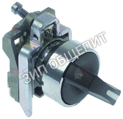 Выключатель-селектор Dihr, ø 22, чёрн. для GS-100 / GS-100-DEPUR / AX250 / AX250-1080760-Olis / AX250-1080761-Olis