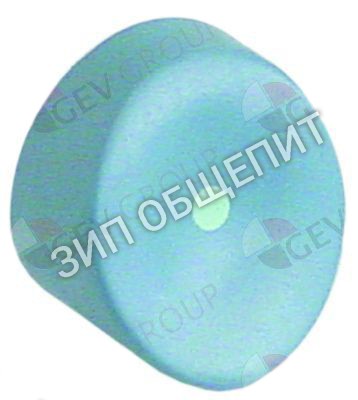 Выключатель нажимной кнопочный Dihr, серо-голуб., точка для Tekno4 / Tekno4.1-Acqua-pulita / Tekno6.1-Acqua-pulita