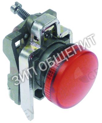 Оповещатель световой Dihr, ø 22, красн., металл для AX250 / AX250-1080760-Olis / AX250-1080761-Olis / AX250-1080765-Olis